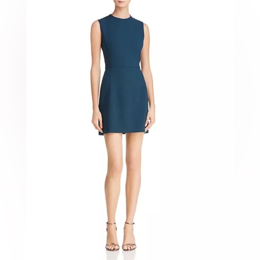 French Connection Mini Dress in Deep Teal, Size 10, NWT.